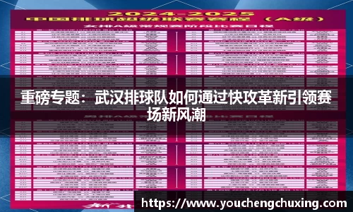 重磅专题：武汉排球队如何通过快攻革新引领赛场新风潮